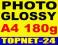 100x FOTO PREMIUM PAPIER PHOTO GLOSSY A4 180g HQ