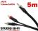 KABEL MINI JACK STEREO 3,5mm-WTYK 2x RCA 5m