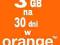 Pakiet 3GB INTERNETU na 30 DNI w Orange / SZYBKO
