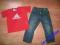 CUBUS świetne spodnie jeans + gratis ADIDAS104-110