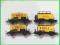 Skład Pociąg Kolejka - Zestaw 4 wagonów - skala H0