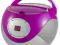 ADLER AD1125 boombox radioodtwarzacz CD fioletowy