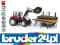Traktor Steyr z przyczepą i ładowarką Bruder 02088