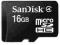 KARTA PAMIĘCI SANDISK 16GB micro SD HC + ADAPTER