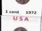 USA 1 CENT  1972