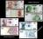 Kongo 10~20~50~100 Franków UNC Zestaw banknotów