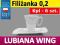 6x LUBIANA WING FILIŻANKA+SPODEK BIAŁA 0,2L GAT 1