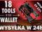 WALLET NINJA Karta przetrwania MULTITOOL 24H FV23%