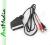 kabel DVBt SCART OUT / 2RCA chinch TV-AVIDEO 1,2m