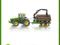 SIKU Traktor z Przyczepą Leśną