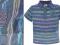 D1039 KOSZULKA POLO GRANATOWA W PASKI 100