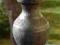 Stary starannie zdobiony ceramiczny wazon - SIWAK