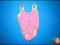 8643-19 __STROJ KAPIELOWY W GROSZKI PINK __ 80 CM