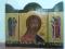 Ikona tryptyk archanioły i Pantokrator