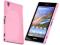 Pink Rubber case Sony Xperia Z1 C6903 + folia