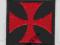 VAR Naszywka  KRZYŻ  6 x 6 cm QXI_0017 cz-cz