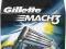 Gillette Mach3 12 szt/op Gwar. 100% Orygin.