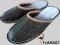 WYGODNE FILC KLAPKI MĘSKIE KAPCIE PANTOFLE  R 42