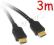 Kabel 3m HDMI -HDMI 19pin GOLD HQ FullHD Łódź