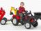 Traktor pedały Ranch wywrotka 2x łyżka Falk 2081Z