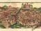 KRAKÓW CRACOVIA PANORAMA MIASTA 1493 r.