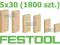 ŁĄCZNIKI DOMINO 5x30 (1800 szt) FESTOOL 493296