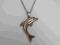 STARY WISIOR POSREBRZY DELFIN