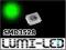 50x LED SMD 3528 3-chip PLCC-2 20mA ZIELONY