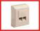 Nowe gniazdo ekranowane NATYNKOWE 2 x RJ45 FV