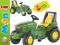 ROLLY TOYS Duży TRAKTOR JOHN DEERE na Pedały 0028