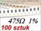 475R 1% SMD 1206 YAGEO Rezystor (100szt) /D028