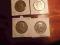 zestaw 4xHalf dollar Franklin Ag USA 1963