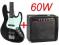 GITARA BASOWA WJB-703 + WZMACNIACZ 60W + GRATISY