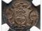 3 HALERZE 1706,AUGUST II MOCNY NGC AU58 !!!