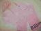 śliczny DRES welurowy BLUZA SPODNIE r. 74 róż NOWY