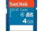 SANDISK 4GB KARTA SD SDHC 4 GB Class 4 STD aparat