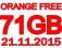 internet orange free 71GB do 21.11.2015 !