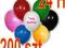 Balony z Twoim nadrukiem+patyczki+pompka 200szt,
