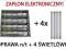 Oprawa rastrowa 4x18W NATYNKOWA EVG + ŚWIETLÓWKI
