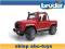 Bruder 02591 Land Rover Defender Pick-Up czerwony