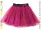 Różowa spódnica z tiulu z brokatem 134