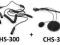 ZESTAW SŁUCHAWKI DLA MOTOCYKLISTÓW BHS300 + CHS300