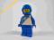 LEGO FIGURKA LUDZIK KOSMOS BLUE SPACE (2)
