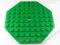 LEGO Płytka 10x10 (89523) oktagonalna zielona