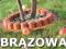 PALISADA OGRODOWA, OBRZEŻE IPAL7 4,05m - BRĄZ