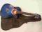 Gitara klasyczna 92 cm niebiesko-czarna