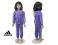 Dres dziewczęcy welurowy  ADIDAS 74 goga-sport