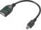 Kabel OTG USB 2.0 miniUSB - USB Samsung Nokia HTC