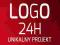 UNIKALNY PROJEKT LOGO 24 H NAJTAŃSZE LOGO LUBLIN