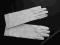 Ekskluzywne rękawiczki ślubne białe koronkowe D17B